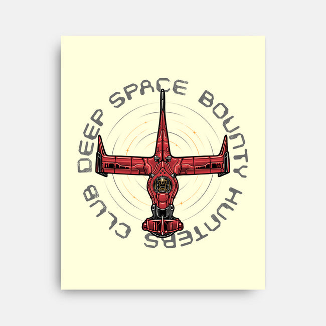 Deep Space Bounty Hunters Club-None-Stretched-Canvas-momma_gorilla