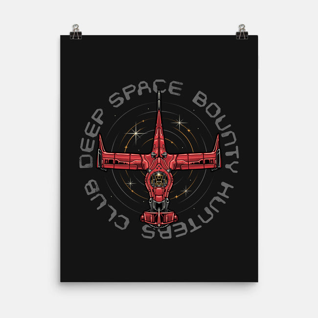 Deep Space Bounty Hunters Club-None-Matte-Poster-momma_gorilla
