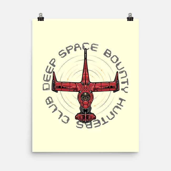 Deep Space Bounty Hunters Club-None-Matte-Poster-momma_gorilla