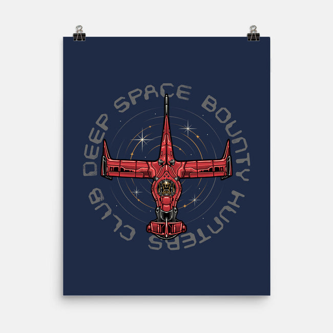 Deep Space Bounty Hunters Club-None-Matte-Poster-momma_gorilla