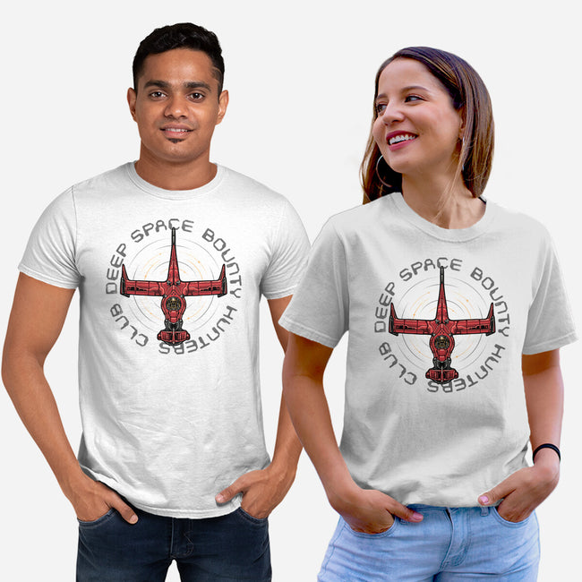 Deep Space Bounty Hunters Club-Unisex-Basic-Tee-momma_gorilla
