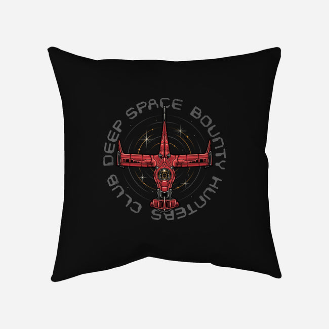 Deep Space Bounty Hunters Club-None-Removable Cover w Insert-Throw Pillow-momma_gorilla