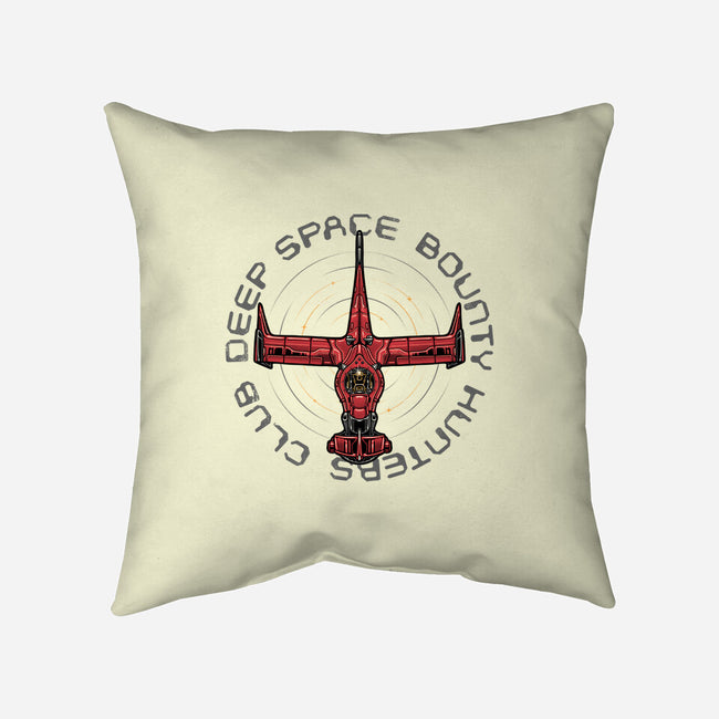 Deep Space Bounty Hunters Club-None-Removable Cover w Insert-Throw Pillow-momma_gorilla