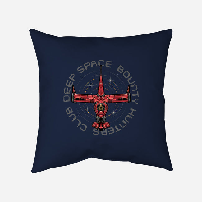 Deep Space Bounty Hunters Club-None-Removable Cover w Insert-Throw Pillow-momma_gorilla