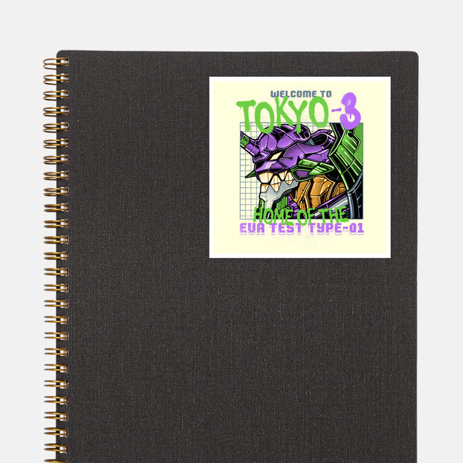 Welcome To Tokyo-None-Glossy-Sticker-momma_gorilla