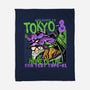 Welcome To Tokyo-None-Fleece-Blanket-momma_gorilla