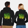 Dark Side Of The Garden-Unisex-Zip-Up-Sweatshirt-kharmazero