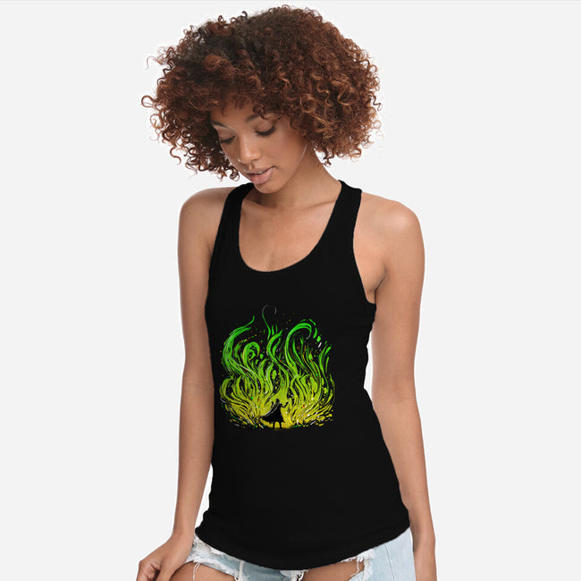 Dark Side Of The Garden-Womens-Racerback-Tank-kharmazero