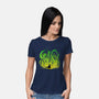 Dark Side Of The Garden-Womens-Basic-Tee-kharmazero