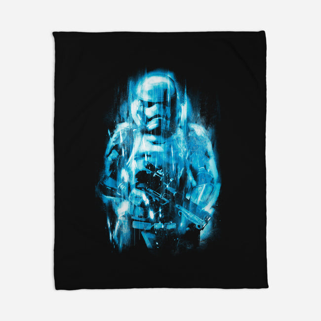 The Rain Trooper-None-Fleece-Blanket-kharmazero