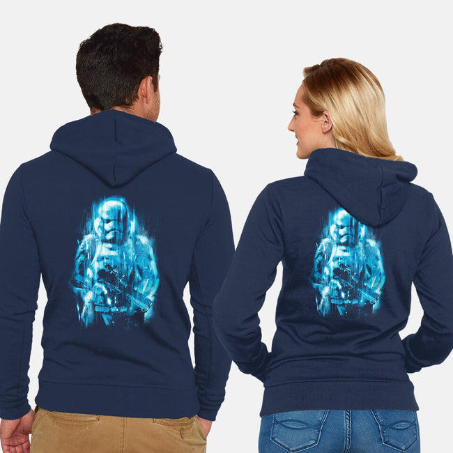 The Rain Trooper-Unisex-Zip-Up-Sweatshirt-kharmazero