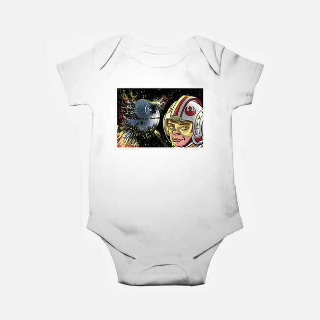 Disaster Luke-Baby-Basic-Onesie-zascanauta
