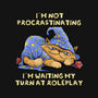 Waiting My Turn-None-Polyester-Shower Curtain-zascanauta