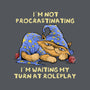 Waiting My Turn-None-Polyester-Shower Curtain-zascanauta