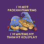 Waiting My Turn-None-Polyester-Shower Curtain-zascanauta