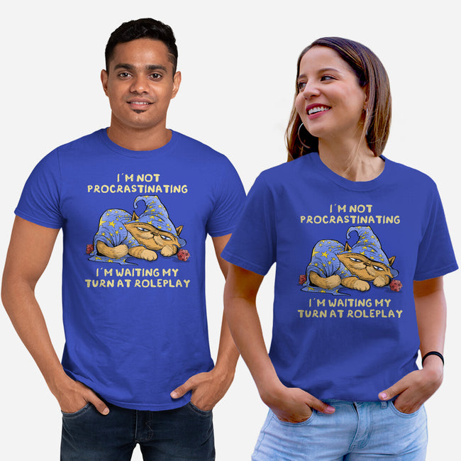 Waiting My Turn-Unisex-Basic-Tee-zascanauta
