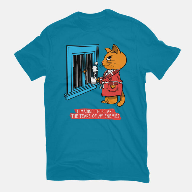 Thoughts On A Rainy Day-Unisex-Basic-Tee-imisko