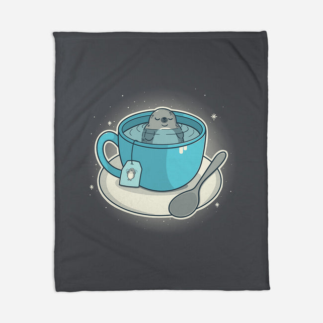 Seal Tea-None-Fleece-Blanket-Freecheese