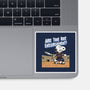 The Warrior Beagle-None-Glossy-Sticker-P1yu5h
