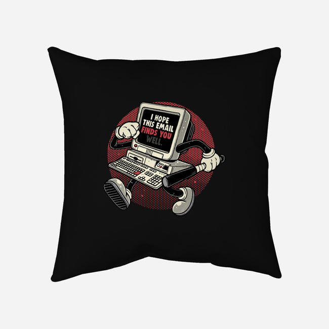 This Email Finds You-None-Removable Cover w Insert-Throw Pillow-momma_gorilla