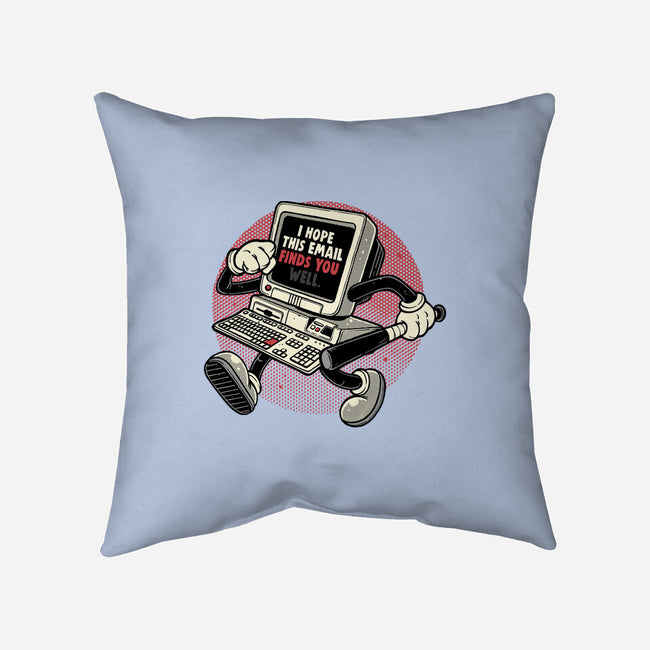 This Email Finds You-None-Removable Cover w Insert-Throw Pillow-momma_gorilla