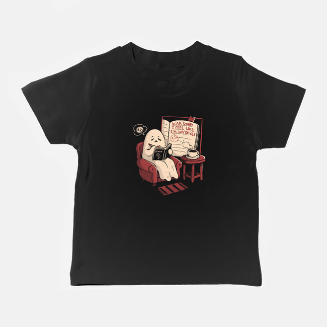 Feeling Invisible-Baby-Basic-Tee-eduely