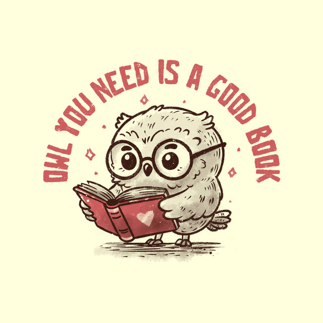 Owl You Need Is A Good Book-None-Stretched-Canvas-koalastudio