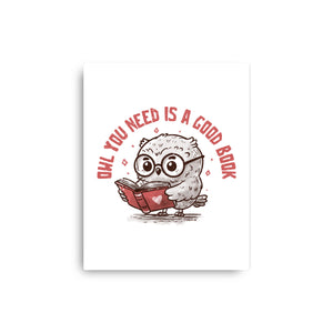 Owl You Need Is A Good Book