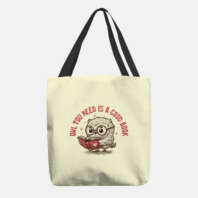 Owl You Need Is A Good Book-None-Basic Tote-Bag-koalastudio