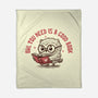 Owl You Need Is A Good Book-None-Fleece-Blanket-koalastudio