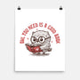 Owl You Need Is A Good Book-None-Matte-Poster-koalastudio