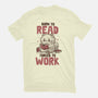 Born To Read Forced To Work-Mens-Premium-Tee-koalastudio