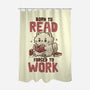 Born To Read Forced To Work-None-Polyester-Shower Curtain-koalastudio