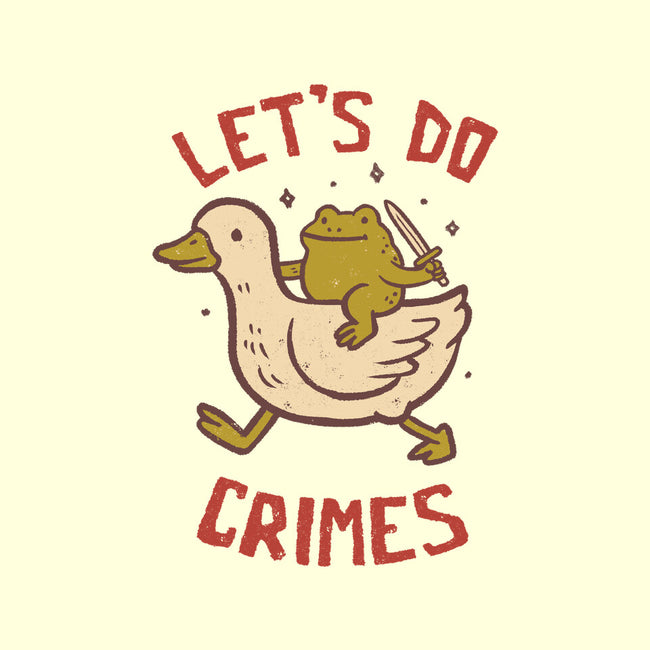 Let's Do Crimes-None-Removable Cover w Insert-Throw Pillow-koalastudio