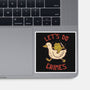Let's Do Crimes-None-Glossy-Sticker-koalastudio