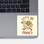 Let's Do Crimes-None-Glossy-Sticker-koalastudio