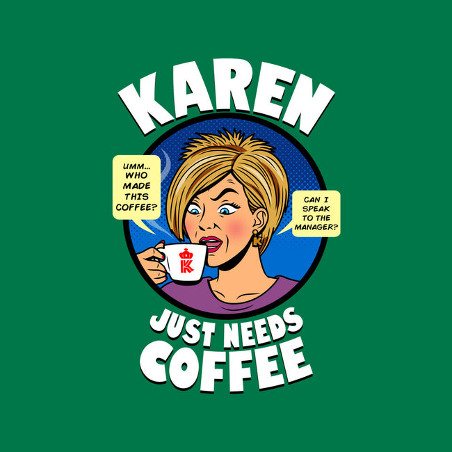 Karen Just Needs Coffee-Mens-Basic-Tee-Boggs Nicolas