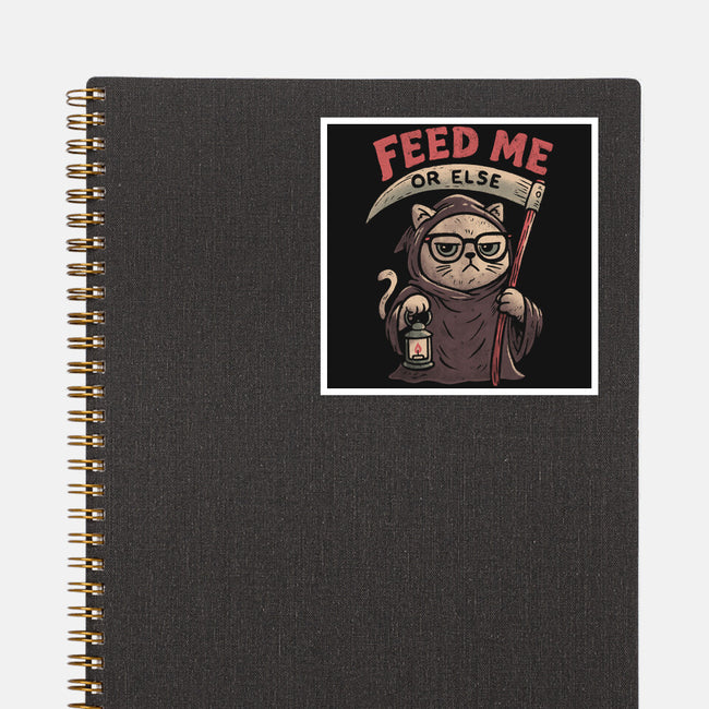 Feed Me Or Else-None-Glossy-Sticker-koalastudio