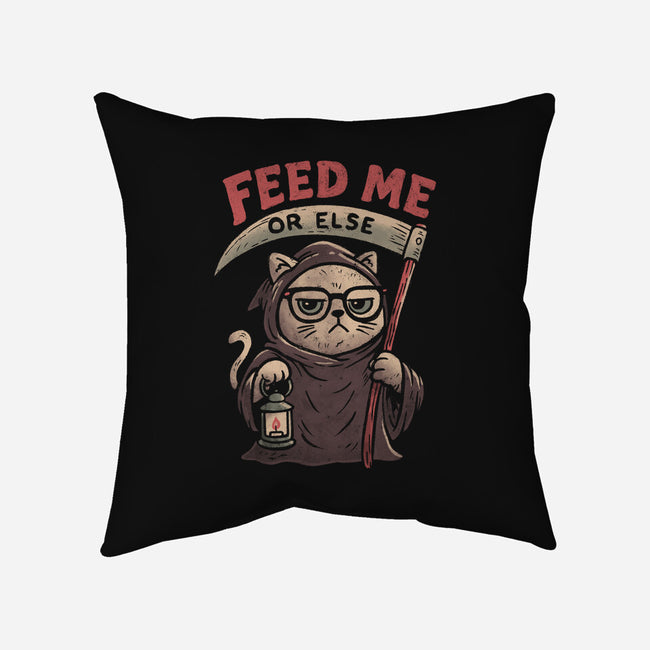 Feed Me Or Else-None-Removable Cover w Insert-Throw Pillow-koalastudio