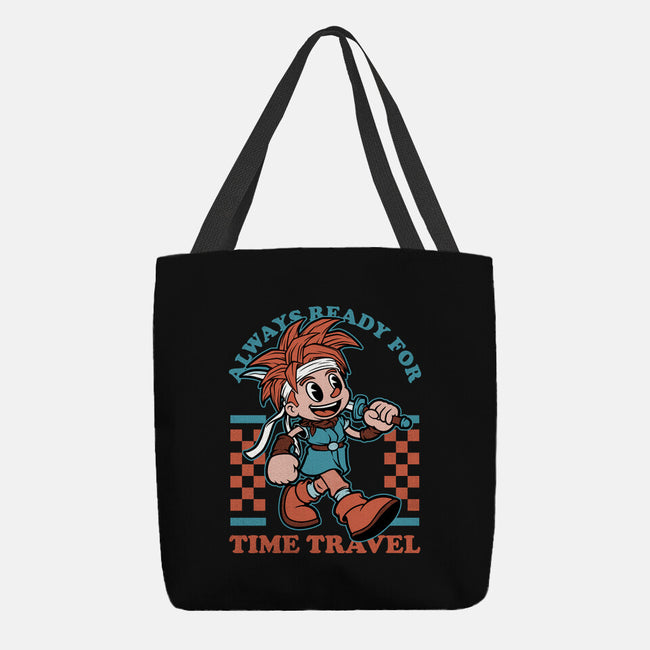 Game Mascot Time Travel Kid-None-Basic Tote-Bag-Studio Mootant