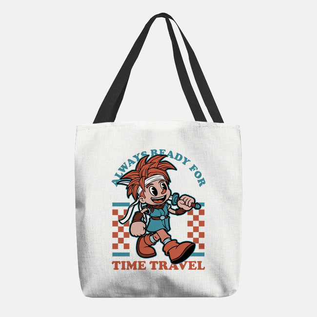 Game Mascot Time Travel Kid-None-Basic Tote-Bag-Studio Mootant