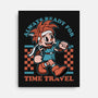 Game Mascot Time Travel Kid-None-Stretched-Canvas-Studio Mootant