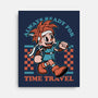 Game Mascot Time Travel Kid-None-Stretched-Canvas-Studio Mootant