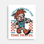 Game Mascot Time Travel Kid-None-Stretched-Canvas-Studio Mootant