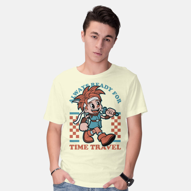 Game Mascot Time Travel Kid-Mens-Basic-Tee-Studio Mootant