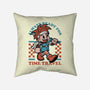 Game Mascot Time Travel Kid-None-Removable Cover w Insert-Throw Pillow-Studio Mootant