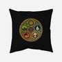 Vintage Lotus-None-Removable Cover w Insert-Throw Pillow-kg07