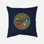 Vintage Lotus-None-Removable Cover w Insert-Throw Pillow-kg07