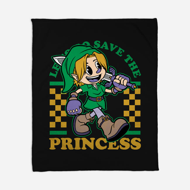 Game Mascot Fantasy Elf-None-Fleece-Blanket-Studio Mootant