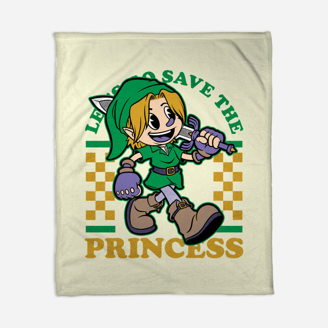 Game Mascot Fantasy Elf-None-Fleece-Blanket-Studio Mootant